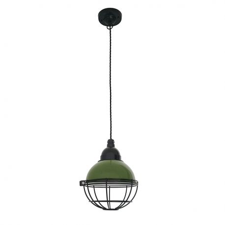 Pendule, Lustre suspendate - Pendul design industrial Claire verde