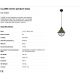 Pendule, Lustre suspendate - Pendul design industrial Claire verde
