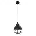 Pendul design industrial Claire negru