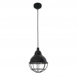 Pendule, Lustre suspendate - Pendul design industrial Claire negru