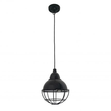 Pendule, Lustre suspendate - Pendul design industrial Claire negru