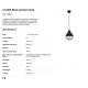 Pendule, Lustre suspendate - Pendul design industrial Claire negru