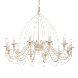 Candelabre, Lustre - Candelabru CORTE SP12 BIANCO ANTICO