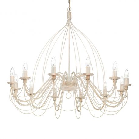 Candelabre, Lustre - Candelabru CORTE SP12 BIANCO ANTICO