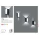 Aplice - Aplica perete LED exterior IP54 stil decorativ LOG