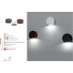 Aplice - Aplica perete LED de exterior stil modern IP54 PILL maro rustic