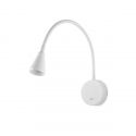 Aplica LED cu reader design modern BEL alba
