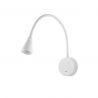 Aplica LED cu reader design modern BEL alba
