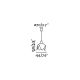 Pendule, Lustre suspendate - Pendul LED stil modern FAUNA negru