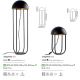 Lampadare - Lampadar LED design deosebit ELLYFISH