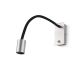 Aplica LED cu reader design modern minimalist LESER 