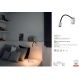 Aplice, corpuri de iluminat pentru pereti - Aplica LED cu reader design modern minimalist LESER