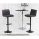 Scaune Bar - Set de 2 scaune de bar Portland gri vintage