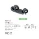 Aplice cu Spot - Aplica perete cu 2 spoturi STONE-2 gri