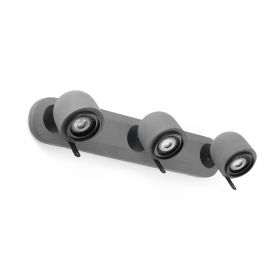 Aplice cu Spot - Aplica perete cu 3 spoturi STONE-3 gri