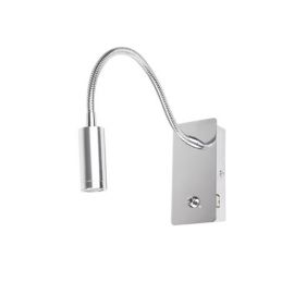 Aplice, corpuri de iluminat pentru pereti - Aplica LED cu reader si USB charger JULIET