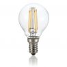 Bec LED E14 4W SFERA TRASPARENTE 3000K