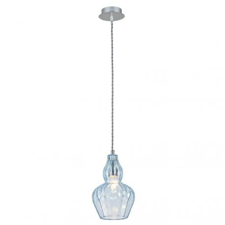 Pendule, Lustre suspendate - Pendul modern Eustoma, albastru deschis