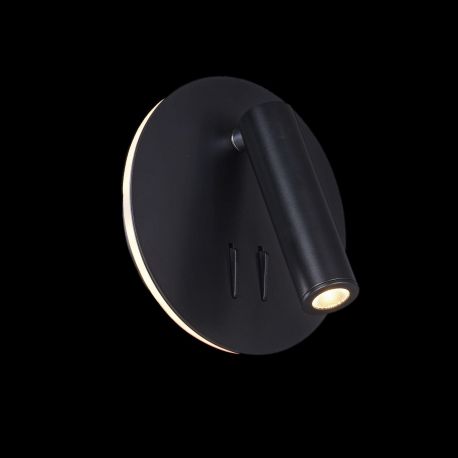 Aplice, corpuri de iluminat pentru pereti - Aplica moderna LED Ios 176, negru