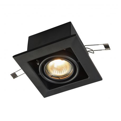 Spoturi tavan fals - Spot incastrabil Metal, negru