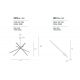 Aplice, corpuri de iluminat pentru pereti - Aplica LED ambientala design modern minimalist SPIDER