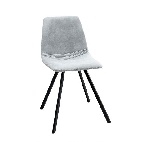 Seturi scaune, HoReCa - Set de 4 scaune industrial retro Amsterdam, gri