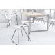 Seturi scaune, HoReCa - Set de 4 scaune industrial retro Amsterdam, gri