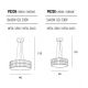 Pendule, Lustre suspendate - Lustra suspendata design elegant DIAMANTE I