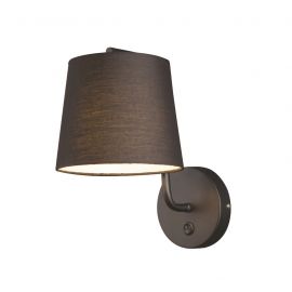 Aplice, corpuri de iluminat pentru pereti - Aplica perete design modern CHICAGO neagra