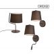 Aplice, corpuri de iluminat pentru pereti - Aplica perete design modern CHICAGO neagra