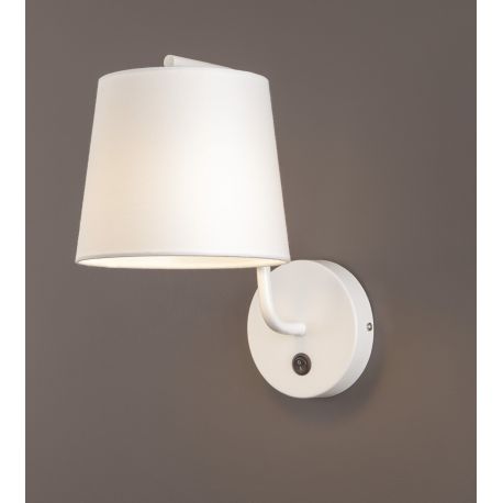 Aplice, corpuri de iluminat pentru pereti - Aplica perete design modern CHICAGO alba