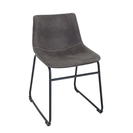 Seturi scaune, HoReCa - Set de 2 scaune Django gri vintage