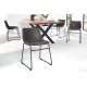 Seturi scaune, HoReCa - Set de 2 scaune Django gri vintage