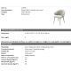 Scaune - Scaun design LUX Cardinale, clarck sand
