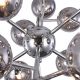 Candelabre, Lustre - Lustra deosebita cu 24 de surse de lumina Dallas, crom/ fumuriu