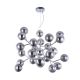 Candelabre, Lustre - Lustra deosebita cu 24 de surse de lumina Dallas, crom/ fumuriu