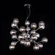 Candelabre, Lustre - Lustra deosebita cu 24 de surse de lumina Dallas, crom/ fumuriu