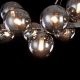 Candelabre, Lustre - Lustra deosebita cu 25 de surse de lumina Dallas, crom/ fumuriu
