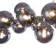Candelabre, Lustre - Lustra deosebita cu 25 de surse de lumina Dallas, crom/ fumuriu