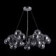 Candelabre, Lustre - Lustra deosebita cu 25 de surse de lumina Dallas, crom/ fumuriu