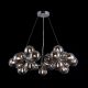 Candelabre, Lustre - Lustra deosebita cu 25 de surse de lumina Dallas, crom/ fumuriu