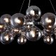 Candelabre, Lustre - Lustra deosebita cu 25 de surse de lumina Dallas, crom/ fumuriu
