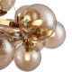 Candelabre, Lustre - Lustra deosebita cu 25 de surse de lumina Dallas, auriu/ chihlimbar