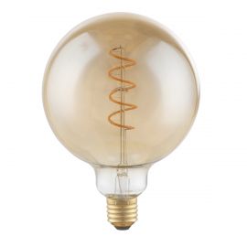 Becuri E27 - Bec decorativ Edison cu filament LED dimabil E27 4W 2000K Globe DUBAN