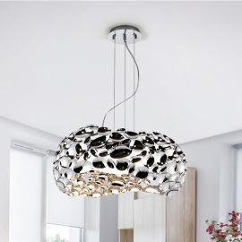 Pendule, Lustre suspendate - Lustra design elegant Narisa crom, 47cm