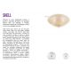 Plafoniere - Plafoniera eleganta SHELL PL6, Amber
