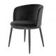 Scaune - Set de 2 scaune LUX Filmore negru