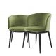 Set de 2 scaune LUX Filmore verde deschis