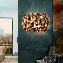 Aplice, corpuri de iluminat pentru pereti - Aplica moderna Narisa, roze gold