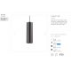 Pendule, Lustre suspendate - Pendul design modern minimalist LOOK SP1 BIG negru